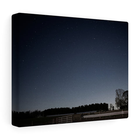 Night Sky Canvas Wrapped